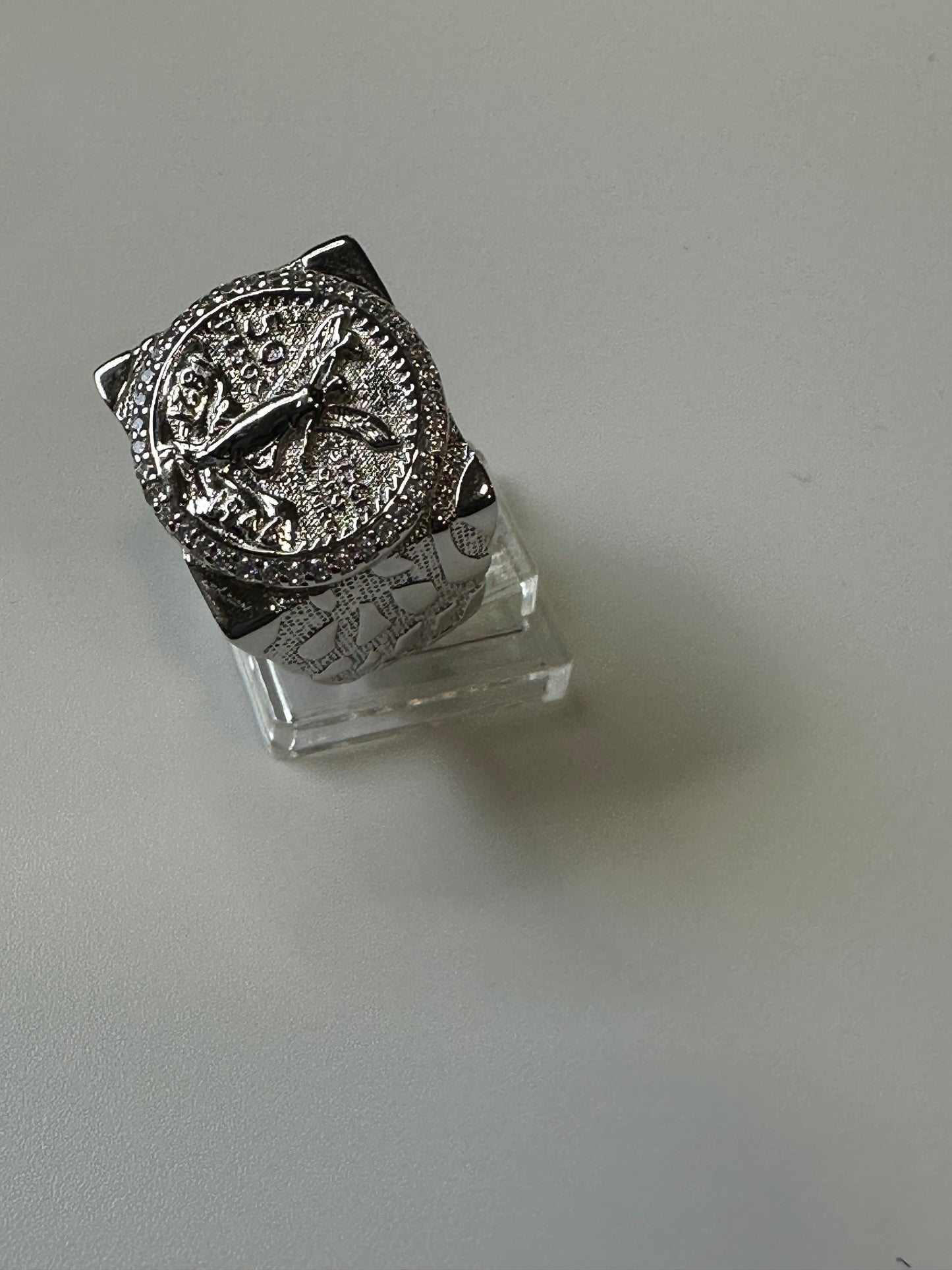 Anillo para hombre size: 9 1/2 plata 925