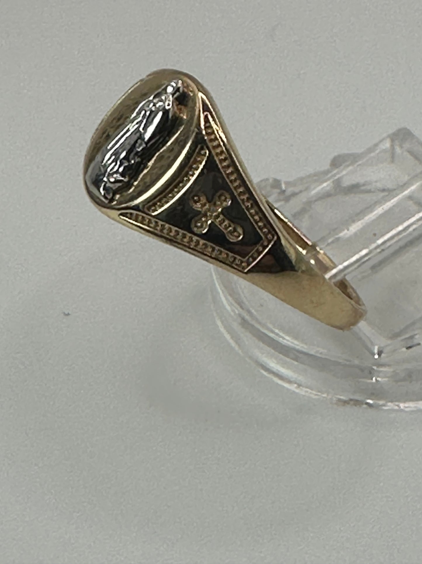 Anillo unisex de la virgen