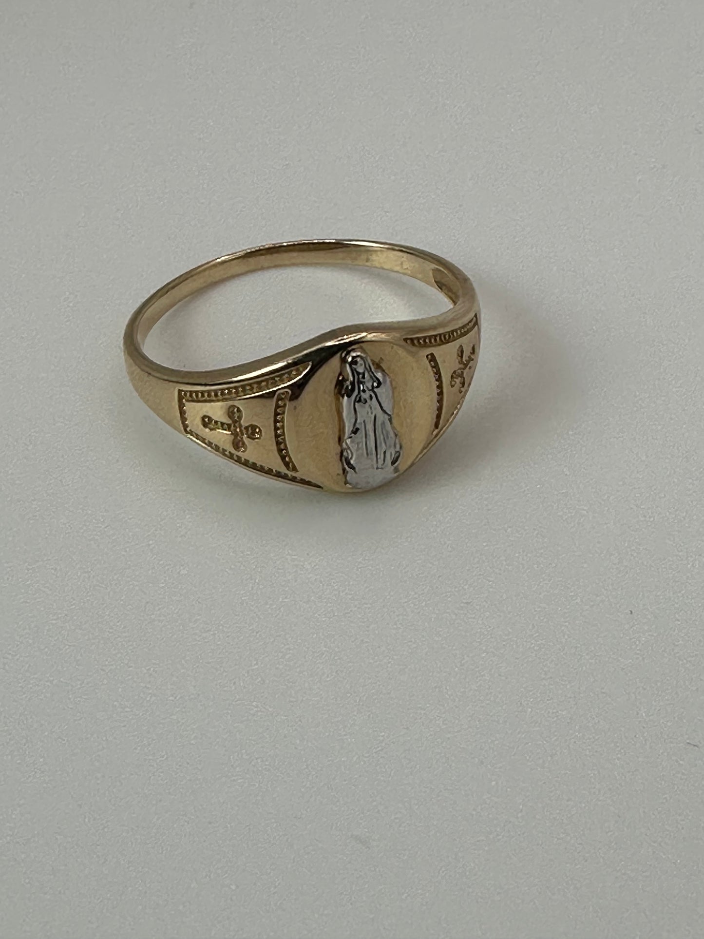 Anillo unisex de la virgen