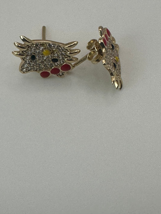 Aretes hello kitty
