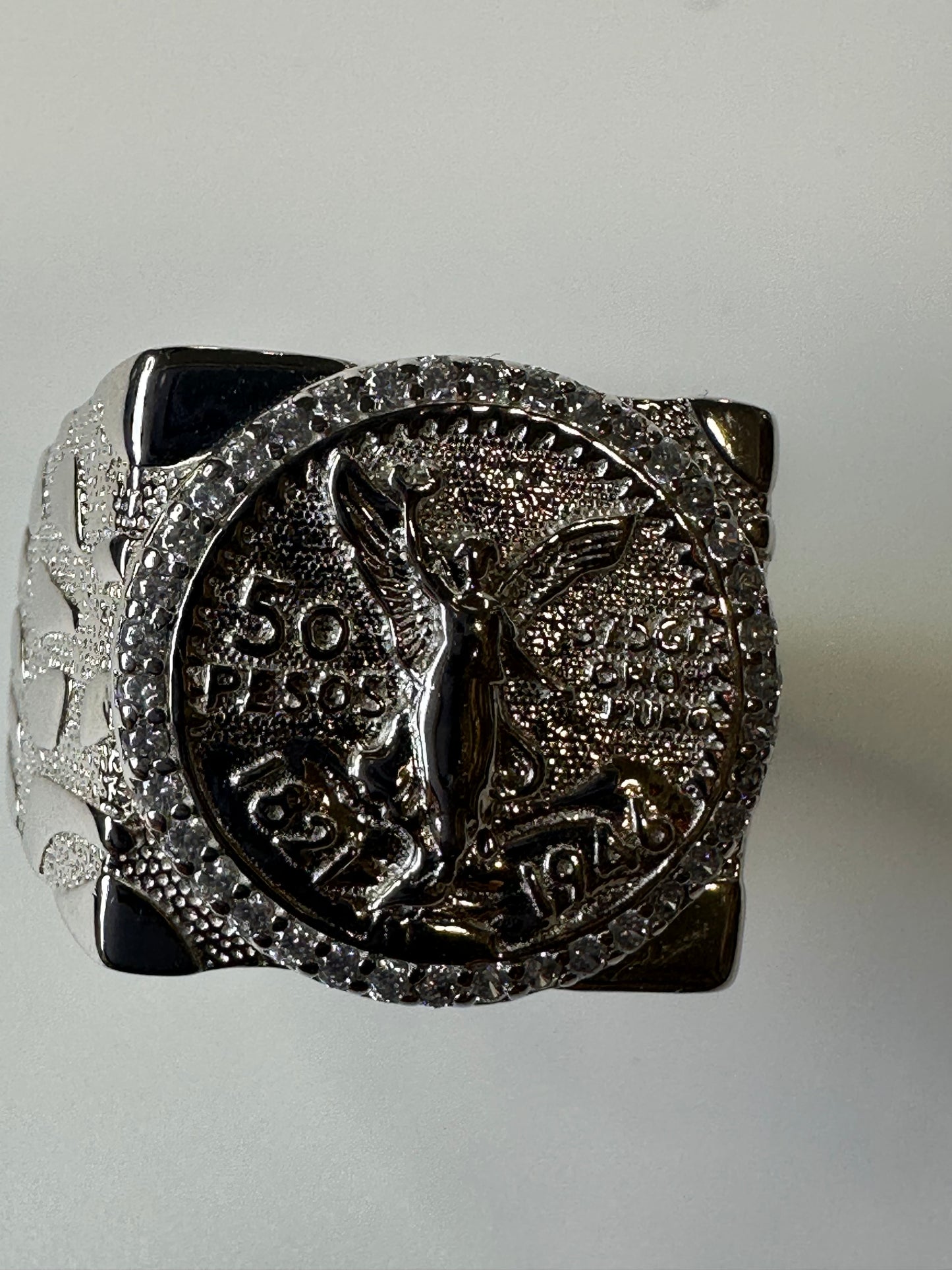 Anillo para hombre size: 9 1/2 plata 925