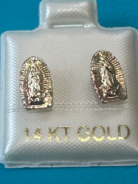 Aretes virgen de Guadalupe