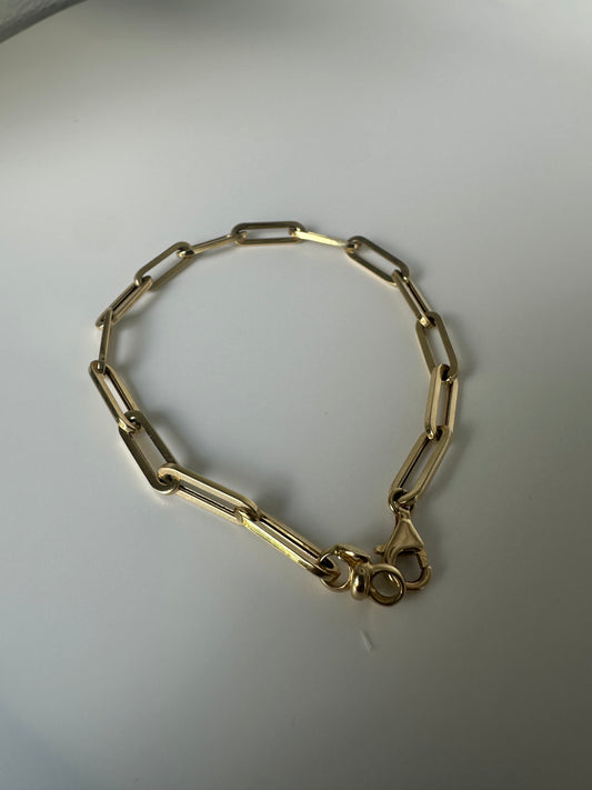 Pulsera paperclip 8”