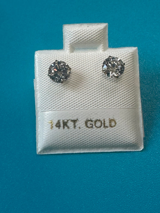 Aretitos oro 14k