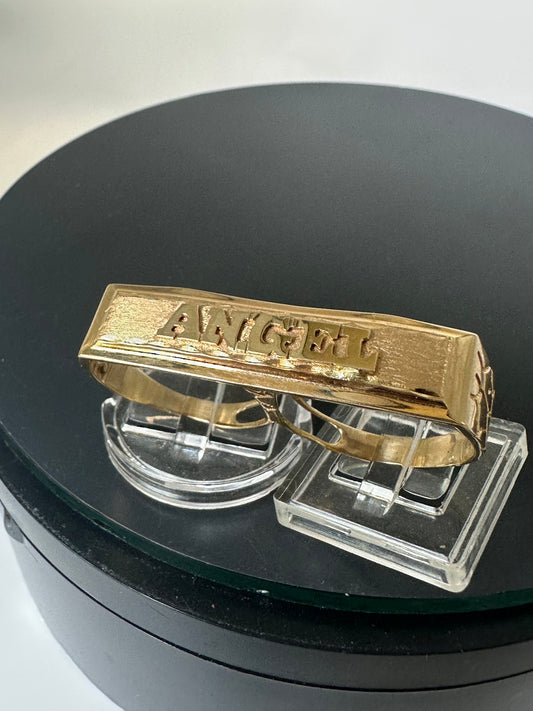 Anillo doble dedo con nombre de “Angel”