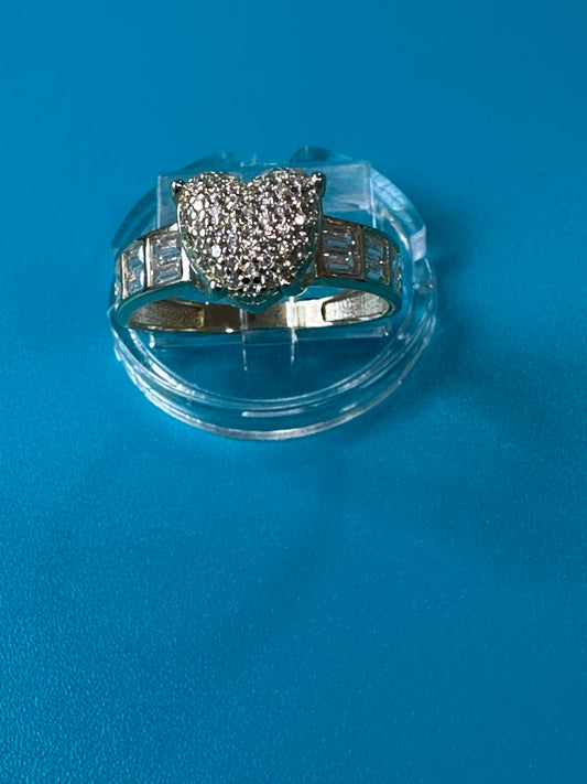 Anillo corazón #8