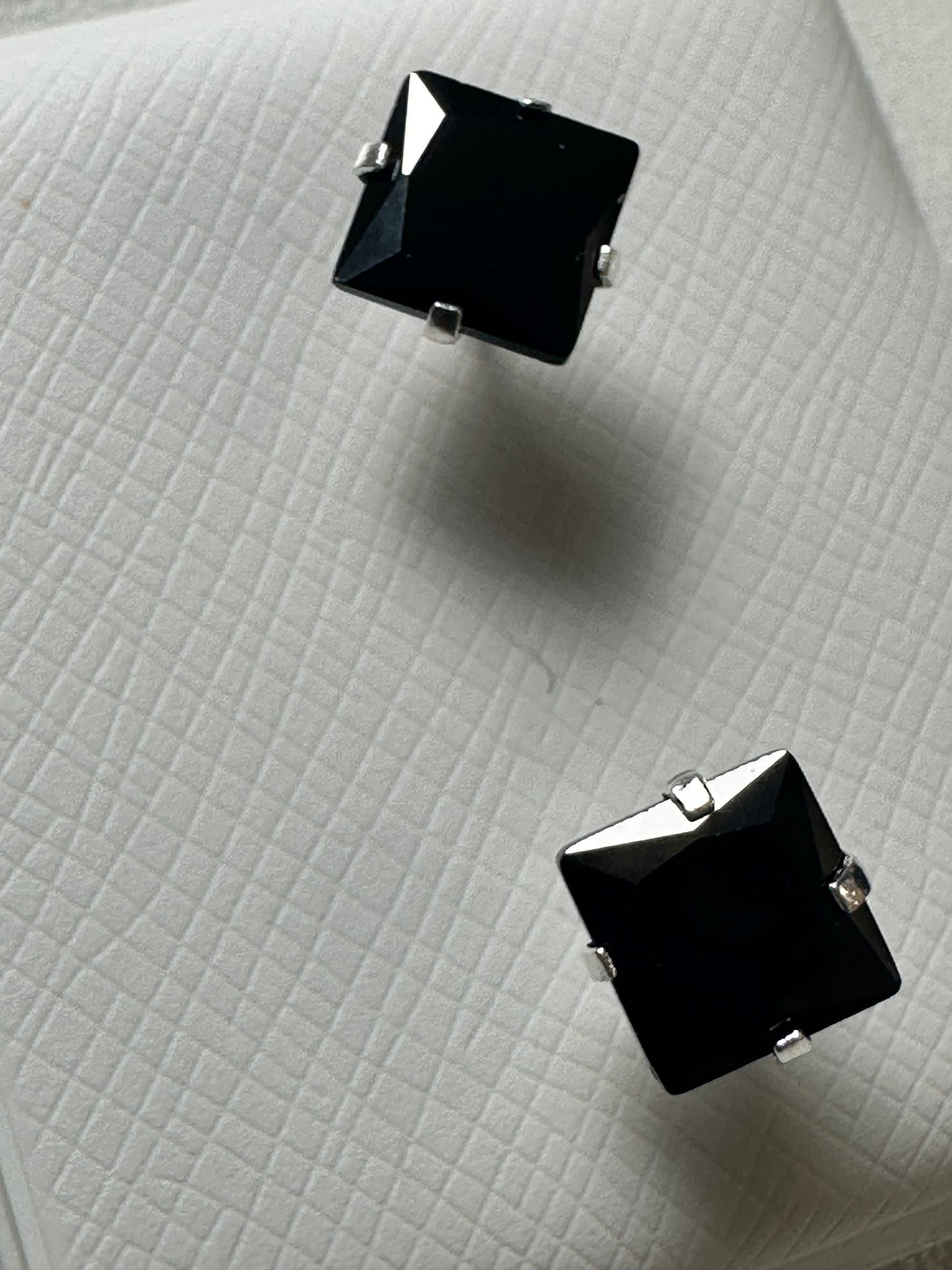 6.6 mm negros plata 925