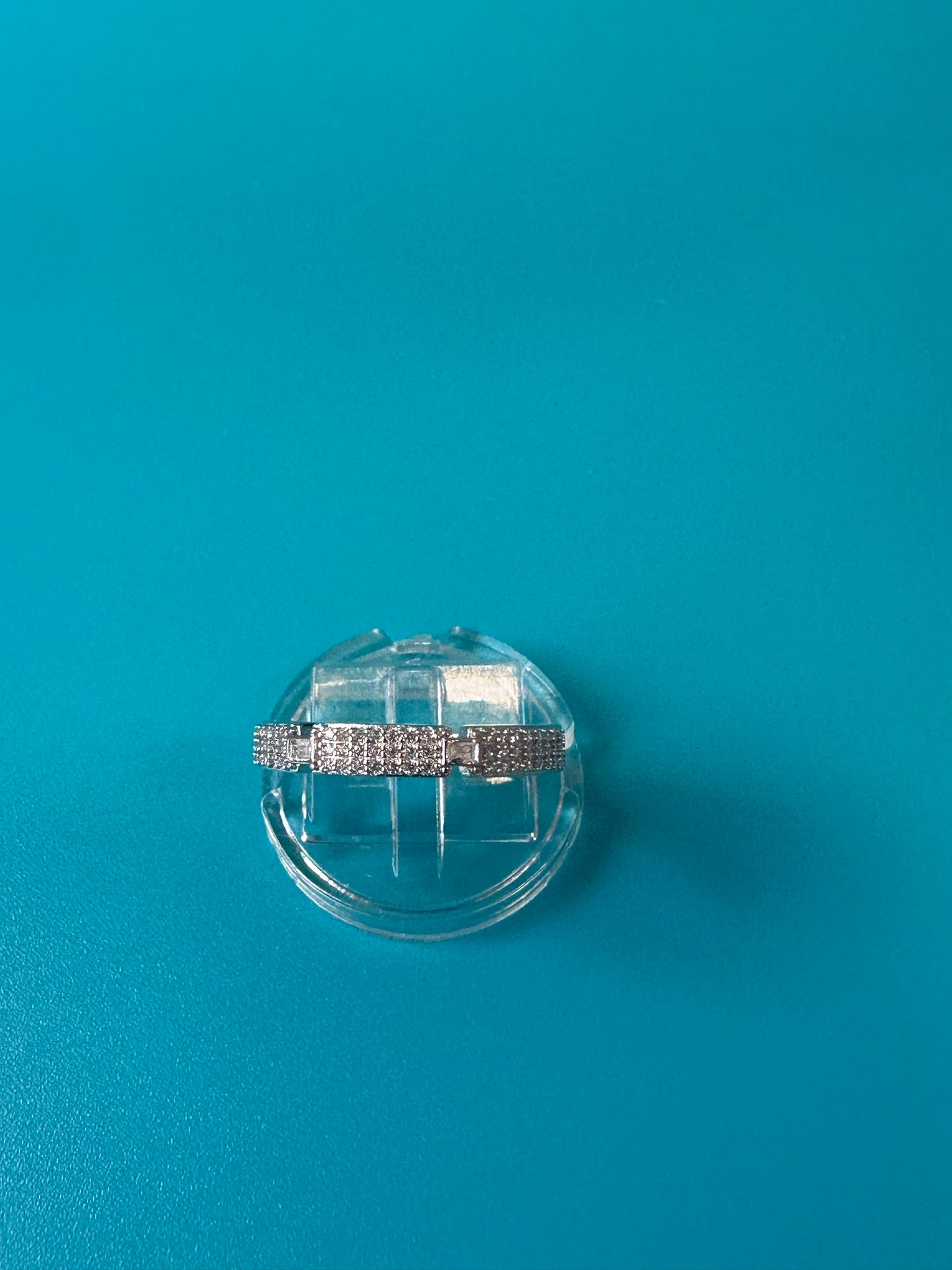 Anillo con sirconia #7 1/2