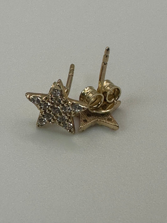 Aretes de estrella con sirconia